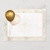 Baby Shower Buffet Voedselkaarten Uitnodiging Briefkaart (Achterkant)