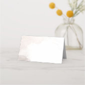 Baby shower Buffetlabel, bosdieren Plaatskaartje (Achterkant)