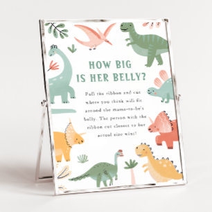 Baby Shower Buikbordje Poster