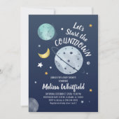 Baby shower Buitengrens Aftellen Kaart (Voorkant)