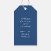 Baby shower buitenruimte cadeaulabel (Achterkant)