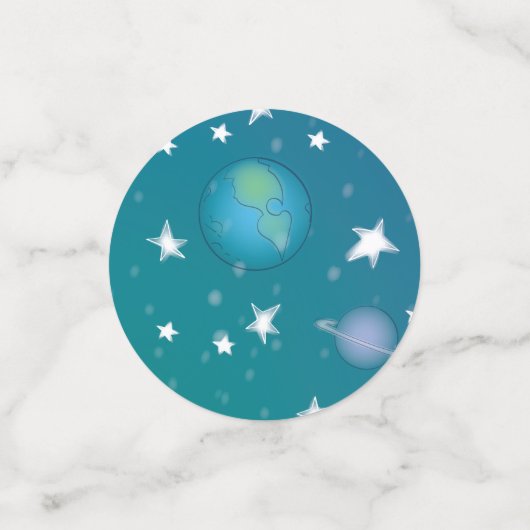 Baby shower buitenruimte confetti (Kleine voorkant)