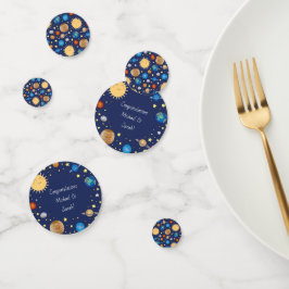 Baby shower buitenruimte Galaxy Universe sterren Confetti