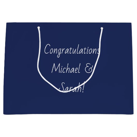 Baby shower buitenruimte Galaxy Universe sterren Groot Cadeauzakje (Voorkant)