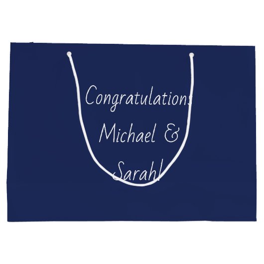 Baby shower buitenruimte Galaxy Universe sterren Groot Cadeauzakje (Achterkant)