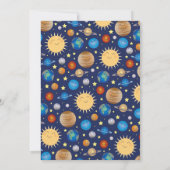 Baby shower buitenruimte Galaxy Universe sterren Kaart (Achterkant)