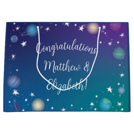 Baby shower buitenruimte groot cadeauzakje (Voorkant)