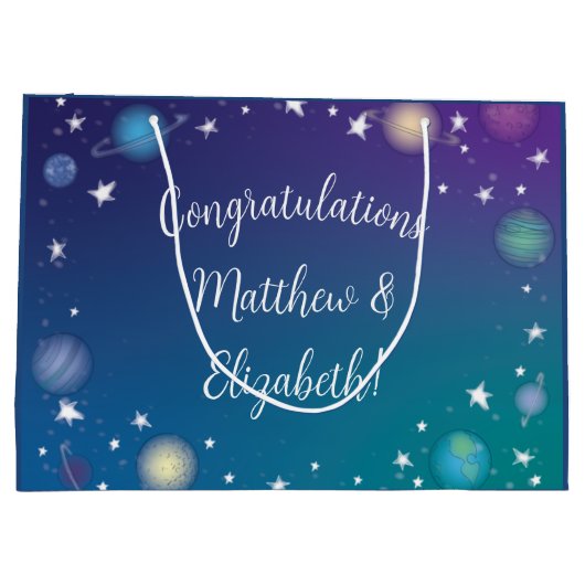 Baby shower buitenruimte groot cadeauzakje (Achterkant)