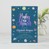 Baby shower buitenruimte kaart (Staand voorkant)