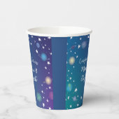 Baby shower buitenruimte papieren bekers (Links)