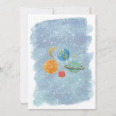 Baby shower buitenruimteukenjongen kaart (Achterkant)