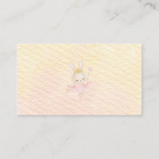 Baby shower bundelkaart informatiekaartje (Achterkant)