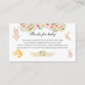 Baby shower bundelkaart informatiekaartje (Voorkant)