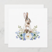 Baby shower Bunny Blank Kaarten (Voorkant / Achterkant)