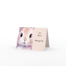 Baby shower Bunny Pastel Roze Schattige