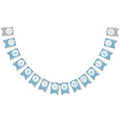 Baby shower Bunting Flags - Jongen Babyshower Vlaggetjes (Alle)