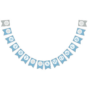 Baby shower Bunting Flags - Jongen Babyshower Vlaggetjes