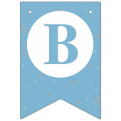 Baby shower Bunting Flags - Jongen Babyshower Vlaggetjes (Derde vlag)