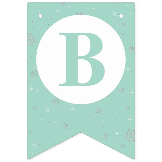 Baby shower Bunting Flags - Jongen Babyshower Vlaggetjes (Derde vlag)
