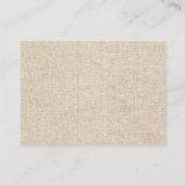 Baby shower Burlap & Lace Book Request Insert Informatiekaartje (Achterkant)