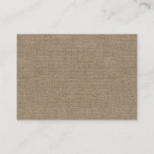 Baby shower Burlap & Lace Breng een boek aanvraag Informatiekaartje (Achterkant)