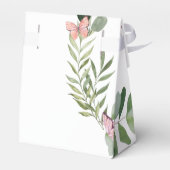 Baby shower Butterfly Eucalyptus Bedankdoosjes (Achterkant)