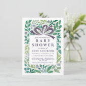 Baby shower cadeau, genderneutraal kaart (Staand voorkant)