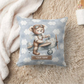 Baby shower Cadeau Gepersonaliseerde Teddy Bear Pi Kussen (Deken)