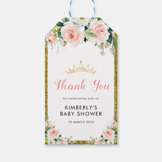 baby shower cadeau labels cadeaulabel (Voorkant)