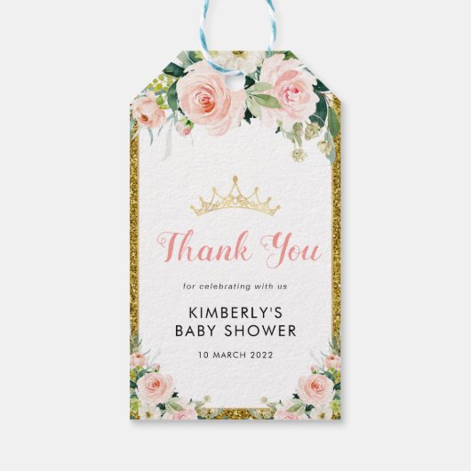 baby shower cadeau labels cadeaulabel (Achterkant)