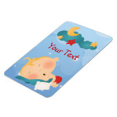 Baby shower Cadeau Magnet Magneet (Linkerzijde)