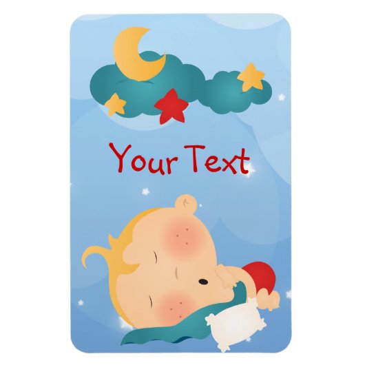 Baby shower Cadeau Magnet Magneet (Verticaal)