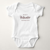 Baby shower cadeau | Zwangerschapsaankondiging Romper (Voorkant)