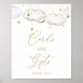 Baby shower cadeaubord, Kaarten en cadeaubont Post Poster (Voorkant)