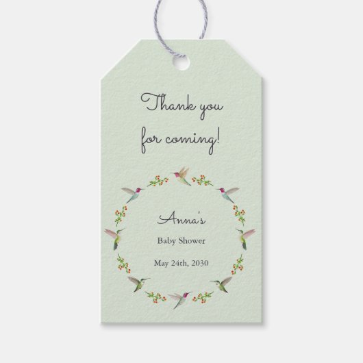 Baby Shower Cadeaulabel (Voorkant)