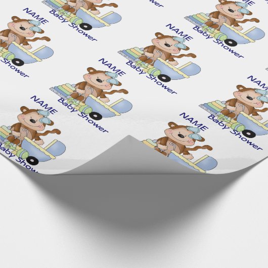 baby shower Cadeaupapier (Hoek)