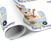 baby shower Cadeaupapier (Rol Hoek)