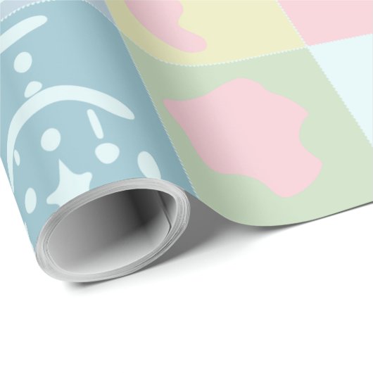 Baby shower Cadeaupapier (Rol Hoek)