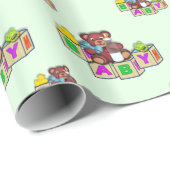 Baby Shower Cadeaupapier (Rol Hoek)