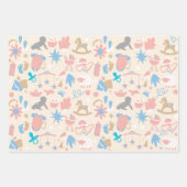 Baby shower cadeaupapier (set van 3 vellen) (Voorkant 3)