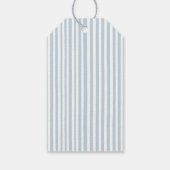Baby Shower Cadeautag van Blauwe Spijkerstof Cadeaulabel (Achterkant)