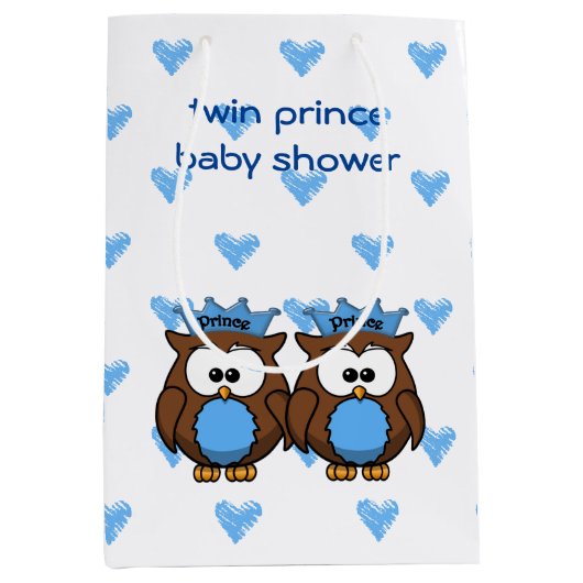 baby shower cadeautas met dubbele printplaat (Voorkant)