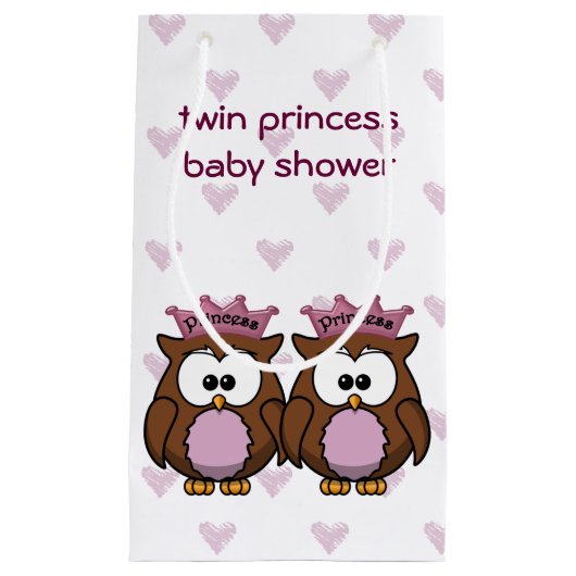 baby shower cadeautas van twee prinses (Voorkant)