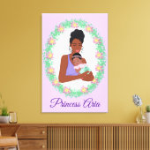 Baby shower Canvas afdrukken (Insitu (Woonkamer))