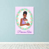 Baby shower Canvas afdrukken (Insitu (Houten vloer))