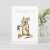 Baby Shower Card Feestdagenkaart (Staand voorkant)