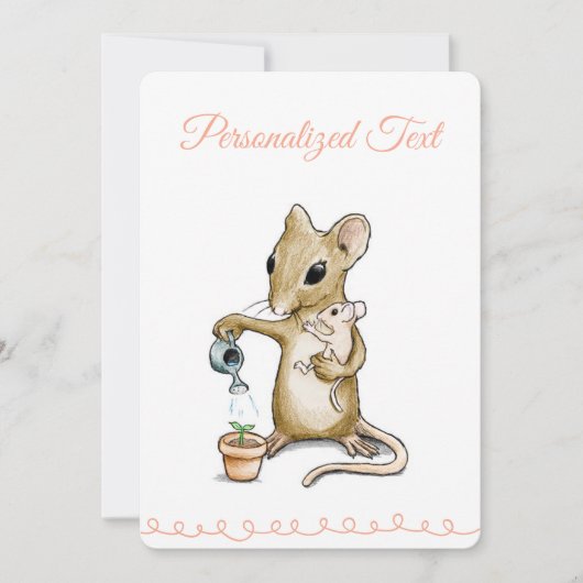 Baby Shower Card Feestdagenkaart (Voorkant)