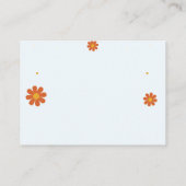 Baby Shower-cards Informatiekaartje (Achterkant)