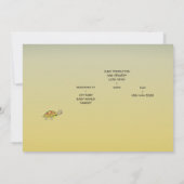 Baby shower Cartoon voor eenden en gator Kaart (Achterkant)