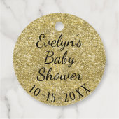 Baby shower Castle in de Sky Bedankjes Labels (Achterkant)